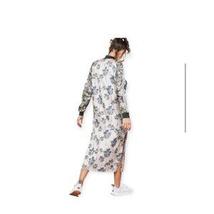 adidas x FARM Rio Satin Palm tree print Satin Jacket